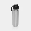 Sticla de apa sport, 600 ml, 2502E15452, Everestus, 23.5 x ⌀6.7 cm, Otel, Argintiu