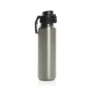 Sticla de apa sport, 600 ml, 2502E15452, Everestus, 23.5 x ⌀6.7 cm, Otel, Argintiu