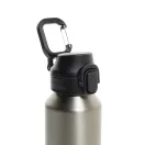 Sticla de apa sport, 600 ml, 2502E15452, Everestus, 23.5 x ⌀6.7 cm, Otel, Argintiu
