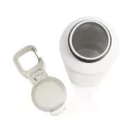   Sticla de apa sport, 600 ml, 2502E15453, Everestus, 23.5 x ⌀6.7 cm, Otel, Alb