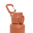 Sticla de apa sport, 600 ml, 2502E15451, Everestus, 23.5 x ⌀6.7 cm, Otel, Portocaliu