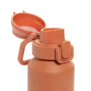 Sticla de apa sport, 600 ml, 2502E15451, Everestus, 23.5 x ⌀6.7 cm, Otel, Portocaliu