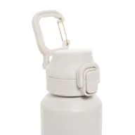   Sticla de apa sport, 600 ml, 2502E15447, Everestus, 23.5 x ⌀6.7 cm, Otel, Bej
