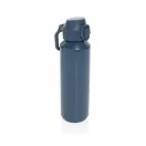Sticla de apa sport, 600 ml, 2502E15450, Everestus, 23.5 x ⌀6.7 cm, Otel, Albastru navy