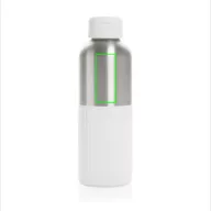   Sticla de apa, XD, 2610E18387, 750 ml, Cu maner, 22xØ7.3 cm, Otel inoxidabil, Polipropilena, Alb