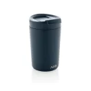 Cana de voiaj 300 ml, 2401E16137, Avira, 13.8xØ8.8 cm, Otel, Polipropilena, Albastru navy