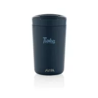   Cana de voiaj 300 ml, 2401E16137, Avira, 13.8xØ8.8 cm, Otel, Polipropilena, Albastru navy