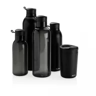  Cana de voiaj, Avira, 42FEB231143, 300 ml, 13.8xØ8.8 cm, Otel, Polipropilena, Negru
