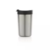   Cana de voiaj, Avira, 42FEB231146, 300 ml, 13.8xØ8.8 cm, Otel, Polipropilena, Argintiu