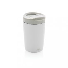   Cana de voiaj, Avira, 42FEB231148, 300 ml, 13.8xØ8.8 cm, Otel, Polipropilena, Alb