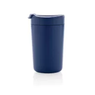   Cana de voiaj 300 ml, 2401E16138, Avira, 13.8xØ8.8 cm, Otel, Polipropilena, Albastru royal