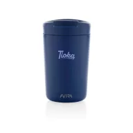   Cana de voiaj 300 ml, 2401E16138, Avira, 13.8xØ8.8 cm, Otel, Polipropilena, Albastru royal