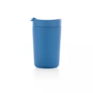 Cana de voiaj, Avira, 42FEB231144, 300 ml, 13.8xØ8.8 cm, Otel, Polipropilena, Albastru