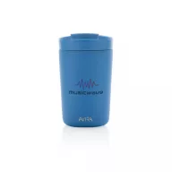   Cana de voiaj, Avira, 42FEB231144, 300 ml, 13.8xØ8.8 cm, Otel, Polipropilena, Albastru