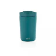   Cana de voiaj, Avira, 42FEB231147, 300 ml, 13.8xØ8.8 cm, Otel, Polipropilena, Turcoaz