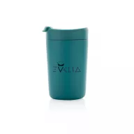   Cana de voiaj, Avira, 42FEB231147, 300 ml, 13.8xØ8.8 cm, Otel, Polipropilena, Turcoaz