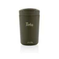   Cana de voiaj 300 ml, 2401E16136, Avira, 13.8xØ8.8 cm, Otel, Polipropilena, Verde