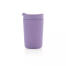 Cana de voiaj, Avira, 42FEB231145, 300 ml, 13.8xØ8.8 cm, Otel, Polipropilena, Violet
