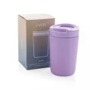 Cana de voiaj, Avira, 42FEB231145, 300 ml, 13.8xØ8.8 cm, Otel, Polipropilena, Violet