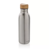   Sticla de apa sport 600 ml, 2401E16134, Avira, 22.5xØ6.7 cm, Otel, Bambus, Argintiu
