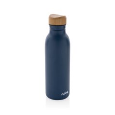   Sticla de apa sport 600 ml, 2401E16133, Avira, 22.5xØ6.7 cm, Otel, Bambus, Albastru