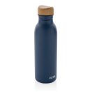 Sticla de apa sport 600 ml, 2401E16133, Avira, 22.5xØ6.7 cm, Otel, Bambus, Albastru