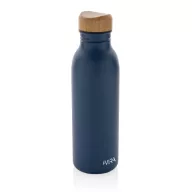   Sticla de apa sport 600 ml, 2401E16133, Avira, 22.5xØ6.7 cm, Otel, Bambus, Albastru