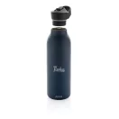 Sticla de apa sport 500 ml, 2401E16140, Avira, 24xØ8 cm, Otel, Polipropilena, Albastru navy