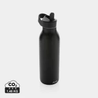   Sticla de apa sport 500 ml, 2401E16139, Avira, 24xØ8 cm, Otel, Polipropilena, Negru