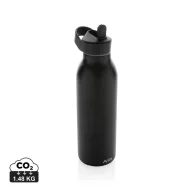   Sticla de apa sport 500 ml, 2401E16139, Avira, 24xØ8 cm, Otel, Polipropilena, Negru