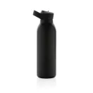 Sticla de apa sport 500 ml, 2401E16139, Avira, 24xØ8 cm, Otel, Polipropilena, Negru
