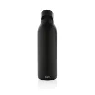   Sticla de apa sport 500 ml, 2401E16139, Avira, 24xØ8 cm, Otel, Polipropilena, Negru