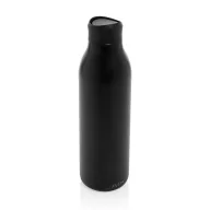   Sticla de apa sport, 600 ml, 2502E15269, Avira, 25 x ⌀7.5 cm, Otel, Negru