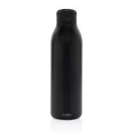   Sticla de apa sport, 600 ml, 2502E15269, Avira, 25 x ⌀7.5 cm, Otel, Negru