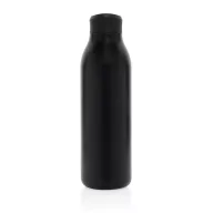   Sticla de apa sport, 600 ml, 2502E15269, Avira, 25 x ⌀7.5 cm, Otel, Negru