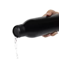   Sticla de apa sport, 600 ml, 2502E15269, Avira, 25 x ⌀7.5 cm, Otel, Negru