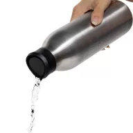   Sticla de apa sport, 600 ml, 2502E15271, Avira, 25 x ⌀7.5 cm, Otel, Argintiu