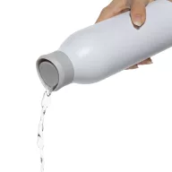   Sticla de apa sport, 600 ml, 2502E15272, Avira, 25 x ⌀7.5 cm, Otel, Alb
