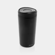   Cana de voiaj, 400 ml, 2502E15460, Avira, 16.5 x ⌀8.3 cm, Otel, Negru