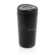   Cana de voiaj, 400 ml, 2502E15460, Avira, 16.5 x ⌀8.3 cm, Otel, Negru