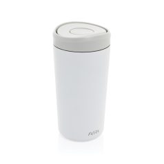   Cana de voiaj, 400 ml, 2502E15463, Avira, 16.5 x ⌀8.3 cm, Otel, Alb