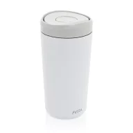   Cana de voiaj, 400 ml, 2502E15463, Avira, 16.5 x ⌀8.3 cm, Otel, Alb