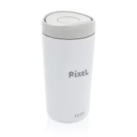   Cana de voiaj, 400 ml, 2502E15463, Avira, 16.5 x ⌀8.3 cm, Otel, Alb