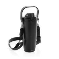   Sticla de apa 600 ml, Avira, 2601E14707, 27xØ11.7 cm, Otel, Polipropilena, Negru