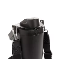   Sticla de apa 600 ml, Avira, 2601E14707, 27xØ11.7 cm, Otel, Polipropilena, Negru