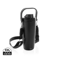   Sticla de apa 600 ml, Avira, 2601E14707, 27xØ11.7 cm, Otel, Polipropilena, Negru
