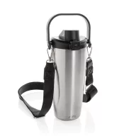   Sticla de apa 600 ml, Avira, 2601E14709, 27xØ11.7 cm, Otel, Polipropilena, Argintiu