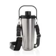   Sticla de apa 600 ml, Avira, 2601E14709, 27xØ11.7 cm, Otel, Polipropilena, Argintiu