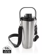   Sticla de apa 600 ml, Avira, 2601E14709, 27xØ11.7 cm, Otel, Polipropilena, Argintiu