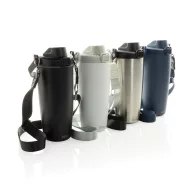   Sticla de apa 600 ml, Avira, 2601E14709, 27xØ11.7 cm, Otel, Polipropilena, Argintiu